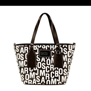Marc Jacobs Black and White Tote Bag